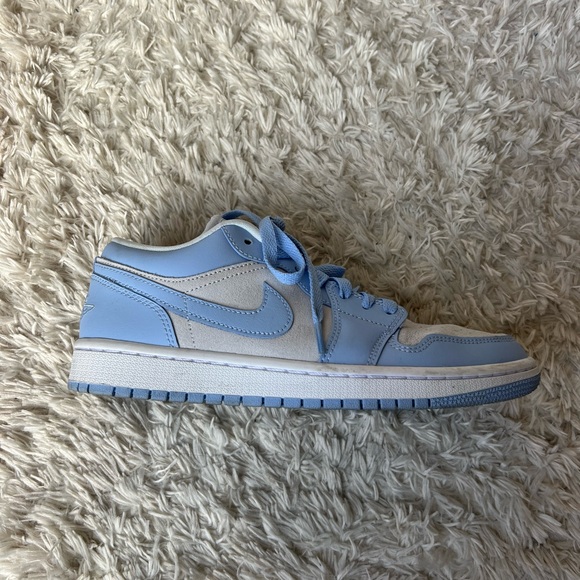 Air Jordan 1 Low Football Grey/White/Aluminum - Picture 3 of 4